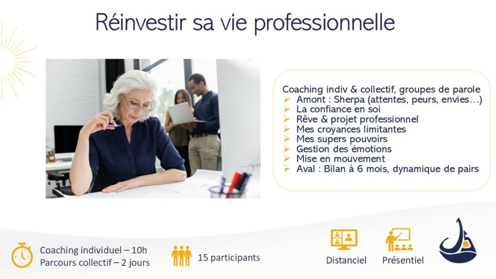 réinvestir sa vie pro